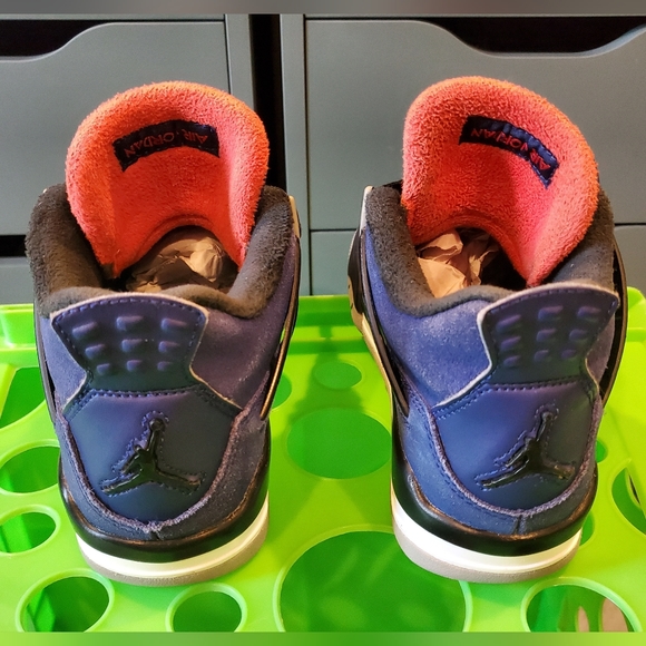 AIR JORDAN 4 Retro WNTR GS ☆ Loyal Blue ☆ WINTERIZED ☆ 4 Youth or 5.5 Wmns ☆ EUC - Picture 6 of 11